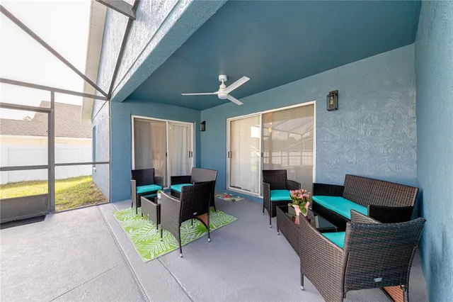 a room with water view of the water