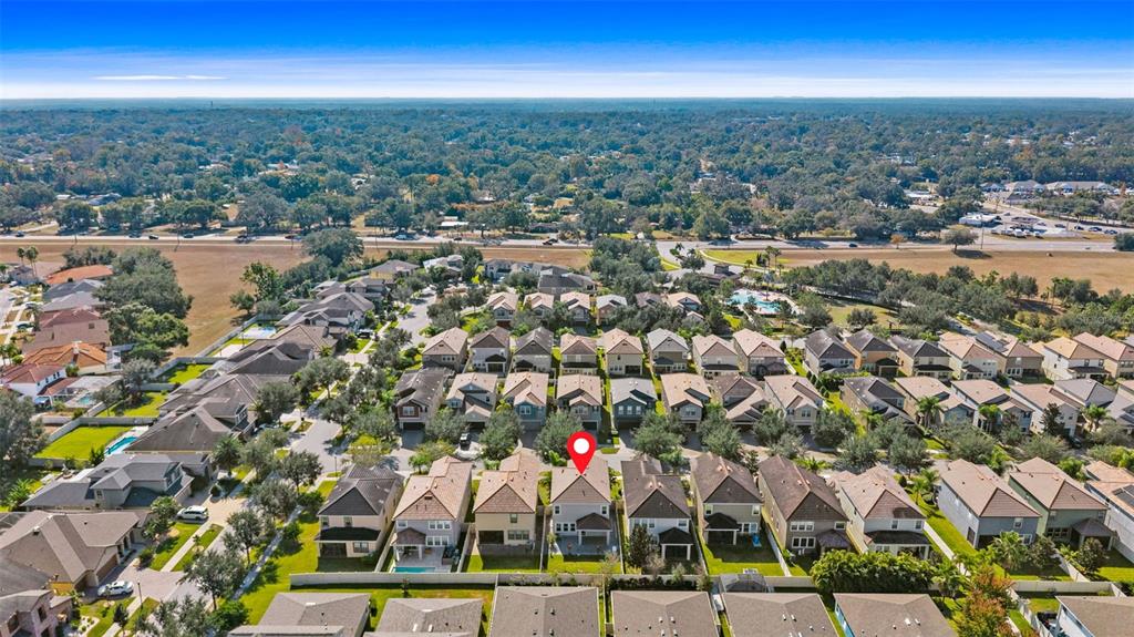 1040 Oliveto Verdi Court Brandon, FL 33511 - Photo 35 of 35 an aerial view of residential houses with city view