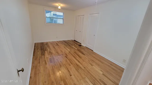 a view of wooden floor