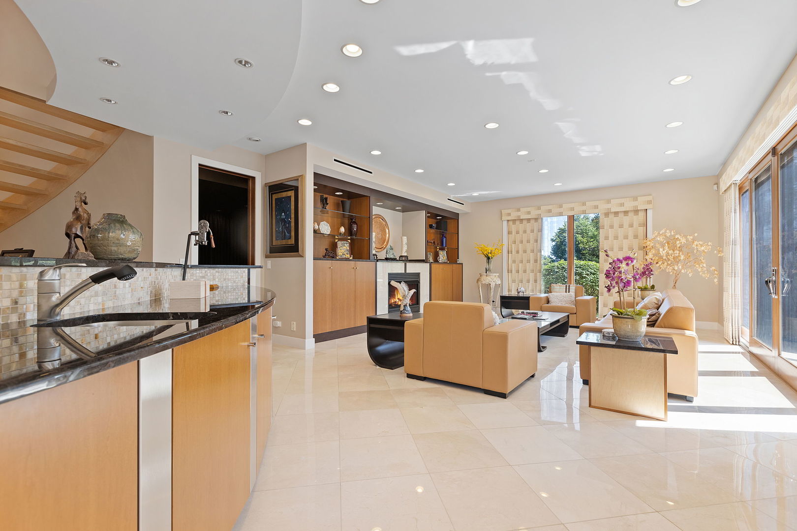 925 Morrison Road Northbrook, IL 60062 - Photo 20 of 75 a living room with furniture and a large window