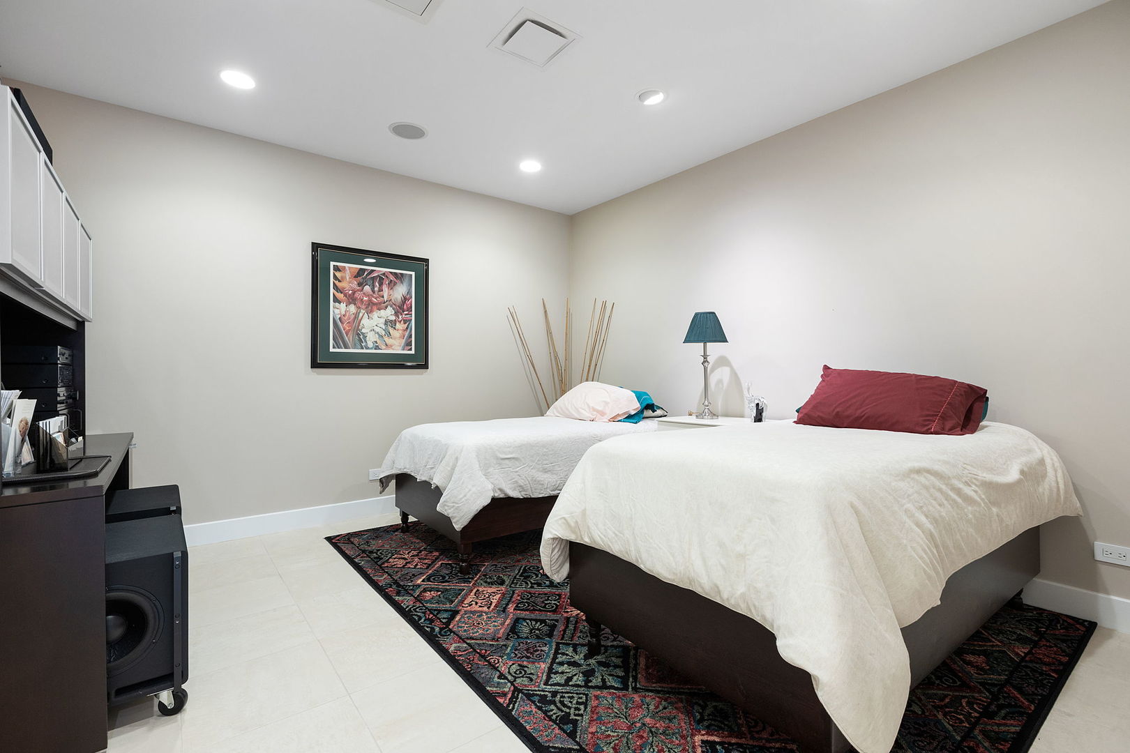 925 Morrison Road Northbrook, IL 60062 - Photo 42 of 75 a bedroom with bed and a flat screen tv