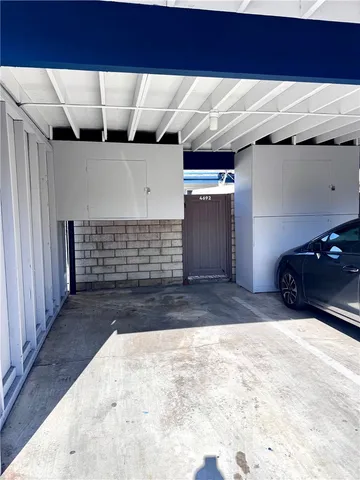 a view of parking garage