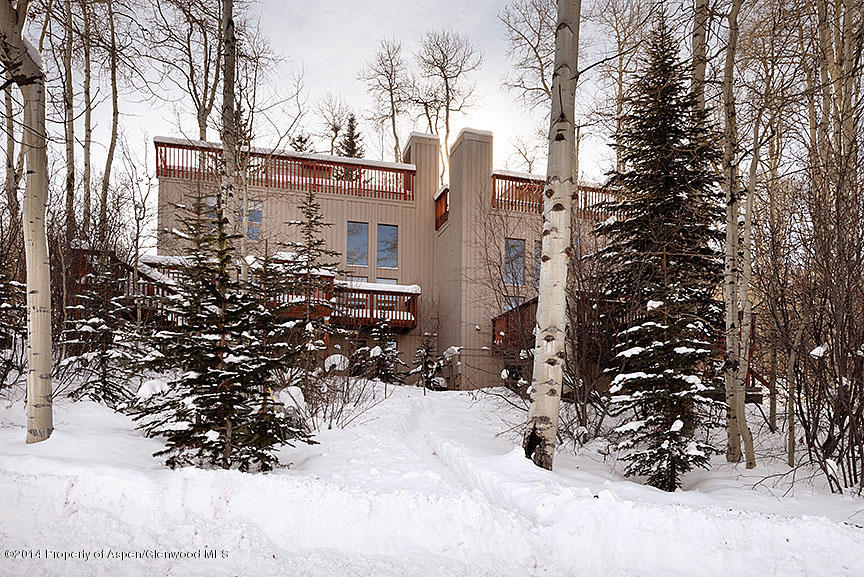 47 North Ridge Lane, Unit B Snowmass Village, CO 81615 - Photo 15 of 18 a view of a house with a snow in the background