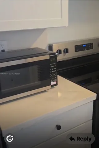 a close view of appliances