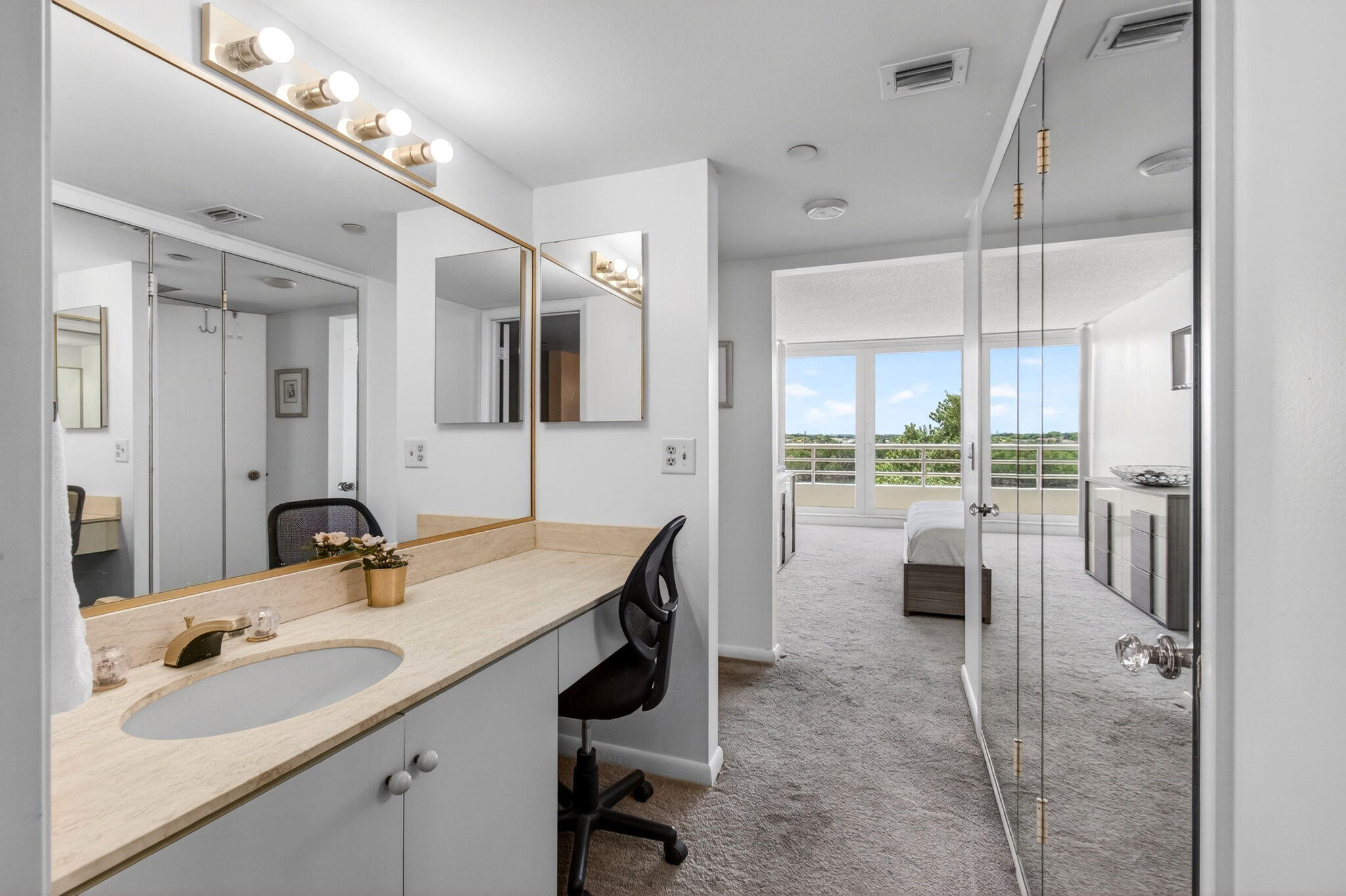 4201 North Ocean Boulevard, Unit C 307 Boca Raton, FL 33431 - Photo 8 of 31 2nd Sink Vanity off Master Bedroom