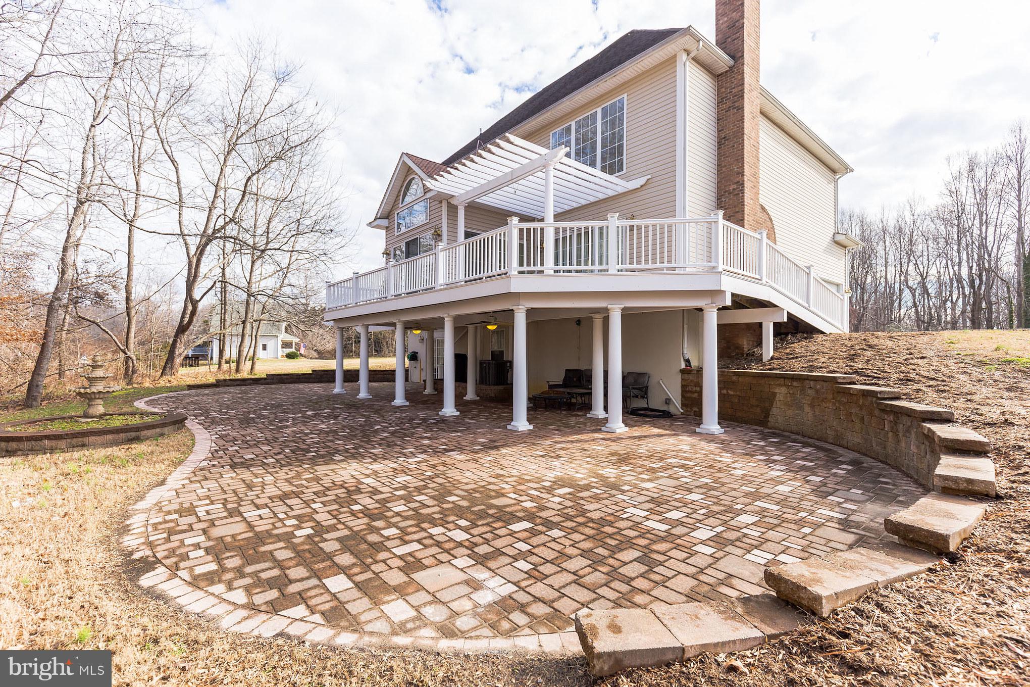 1611 Clay Hammond Road Prince Frederick, MD 20678 - Photo 39 of 40 Patio Deck rear view