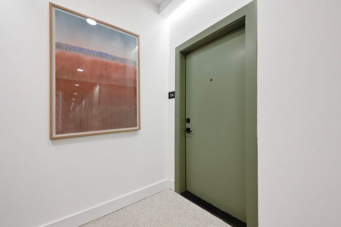 2209 South 1st Street, Unit 114 Austin, TX 78704 - Photo 18 of 27 a view of a front door