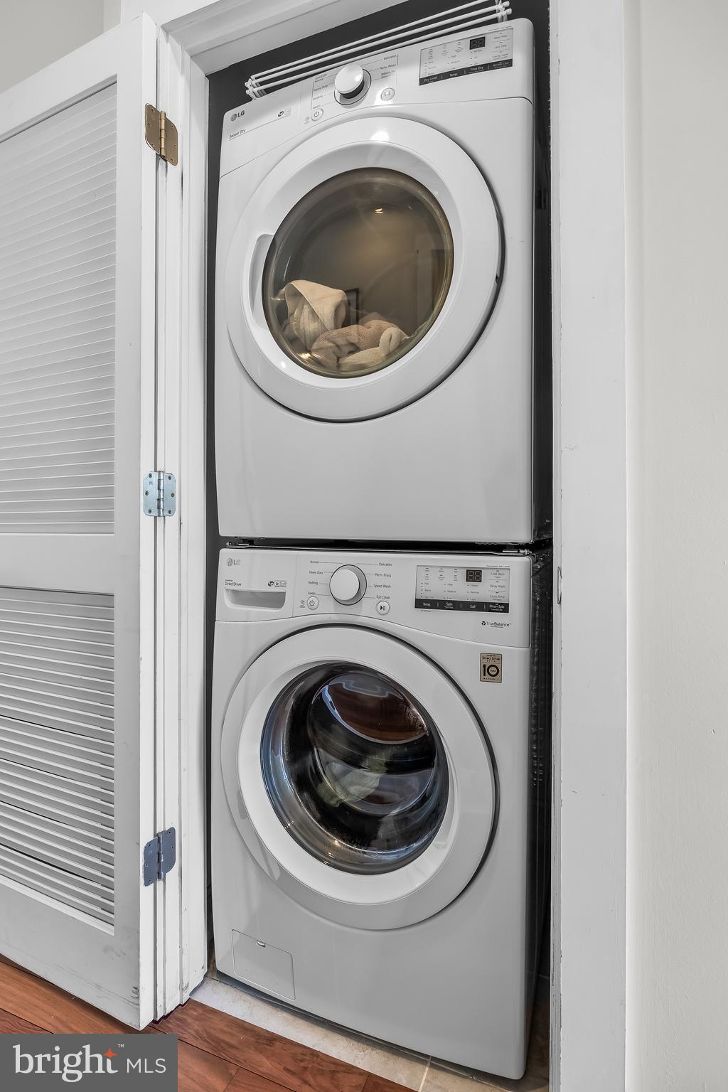 1627 Fairmount Avenue, Unit B Philadelphia, PA 19130 - Photo 32 of 46 a utility room with dryer and washer