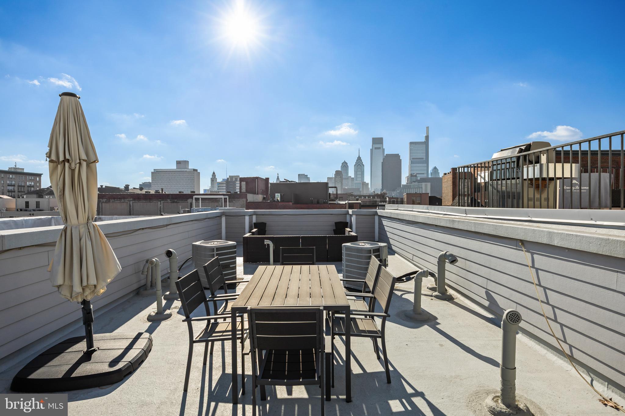 1627 Fairmount Avenue, Unit B Philadelphia, PA 19130 - Photo 37 of 46 a view of a terrace with sitting area