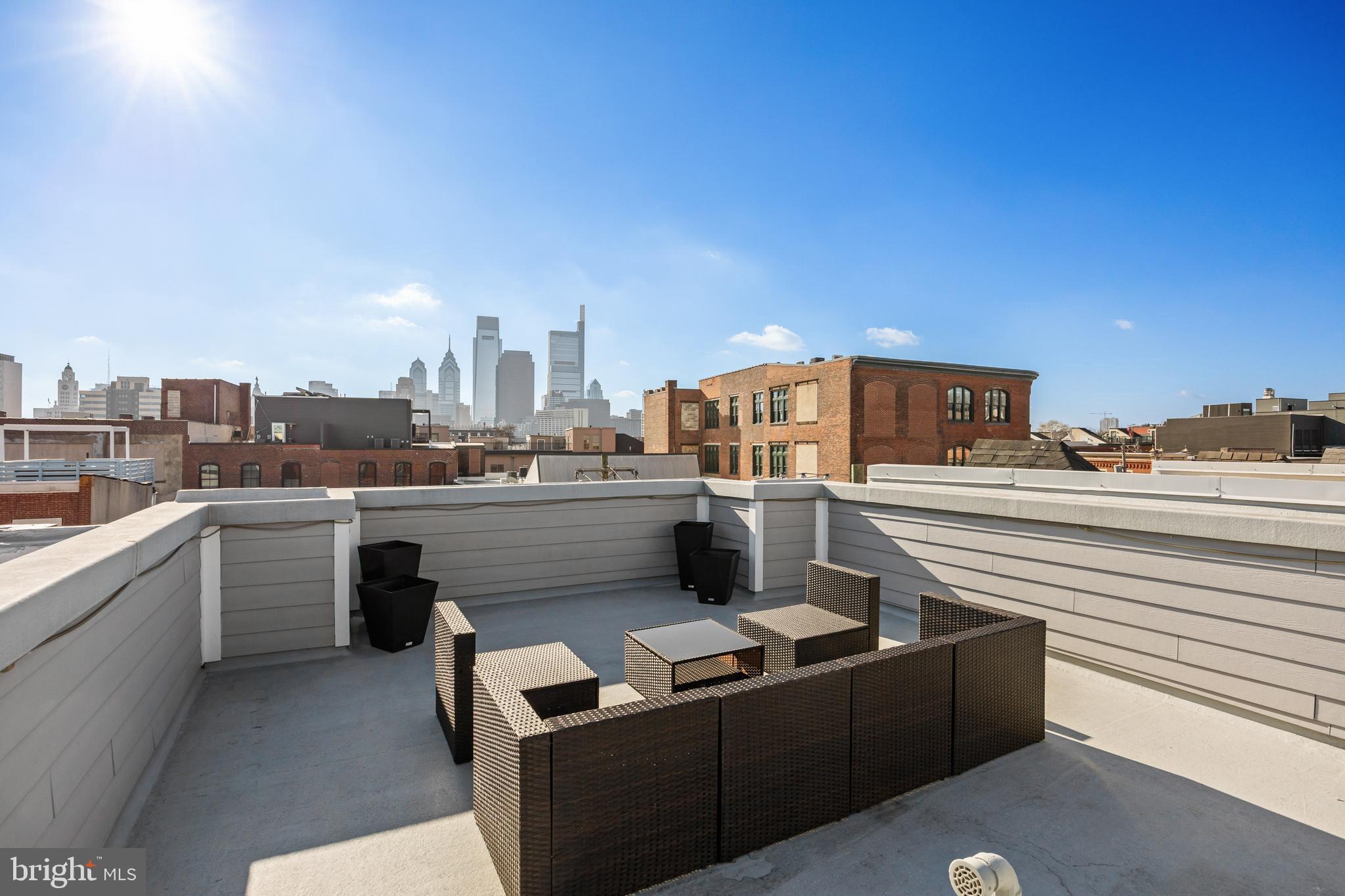 1627 Fairmount Avenue, Unit B Philadelphia, PA 19130 - Photo 38 of 46 a view of a terrace with city view