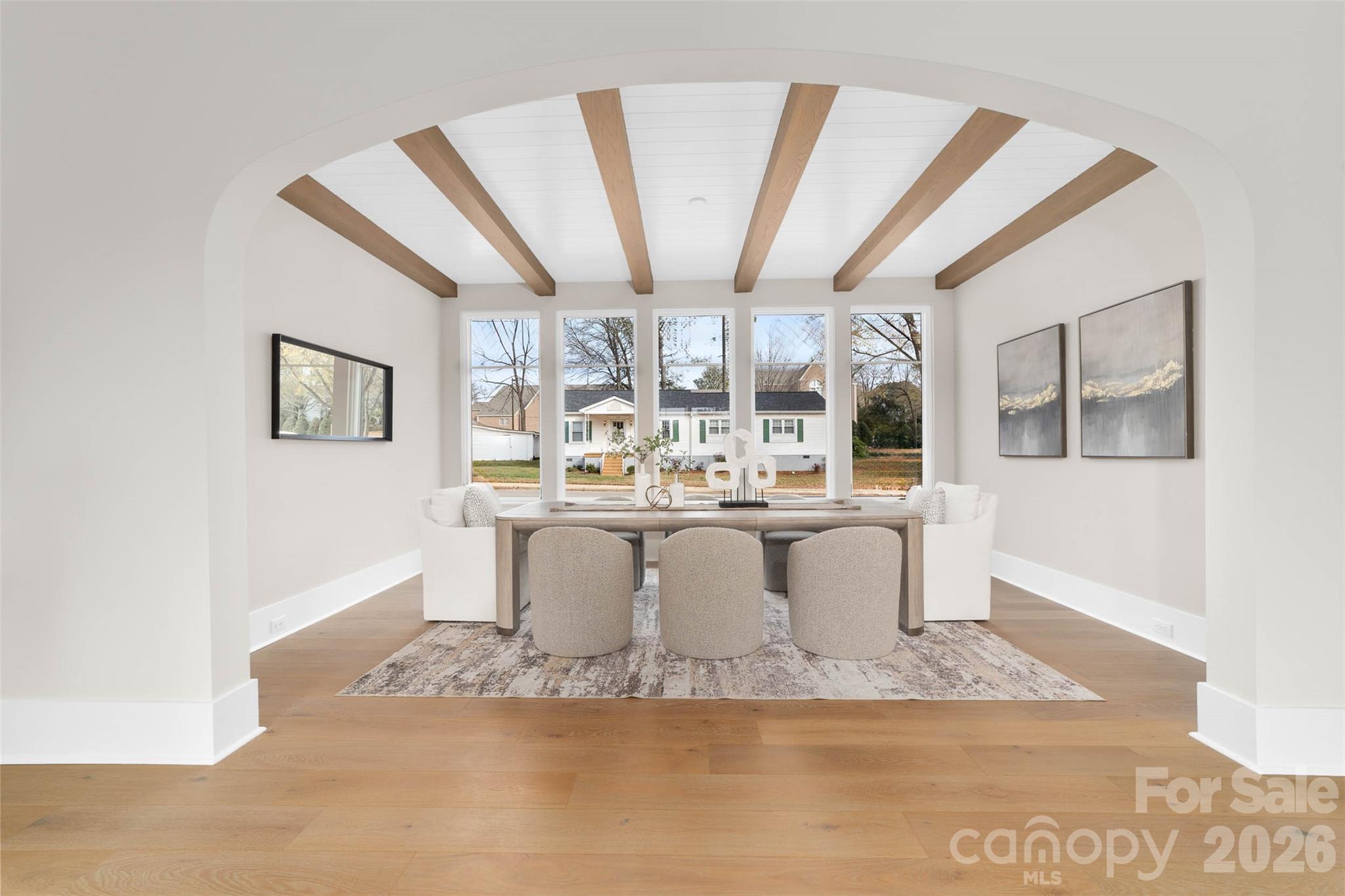 216 Walnut Street Davidson, NC 28036 - Photo 5 of 48 a view of a dining room with furniture and window