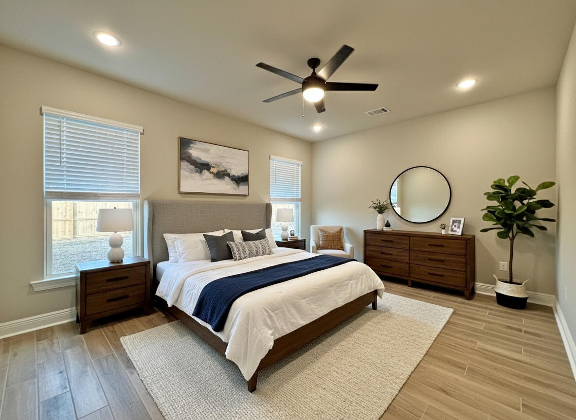 75 Natureview Way Ponce de Leon, FL 32455 - Photo 8 of 23 a bed room with a bed mirror and a window