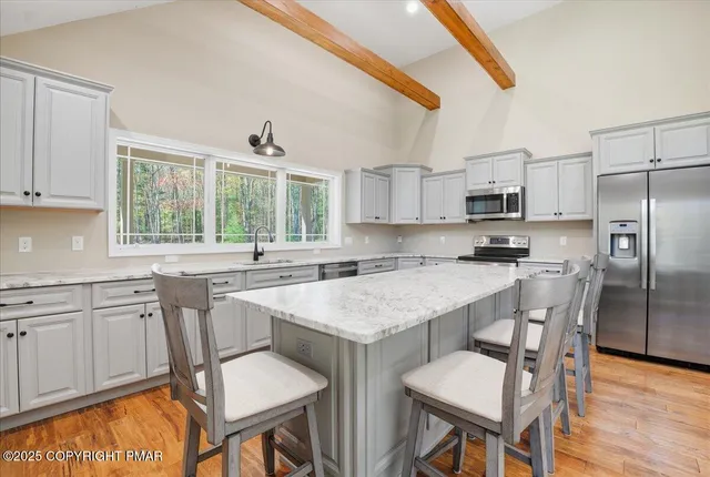 a view of a backyard with a garden