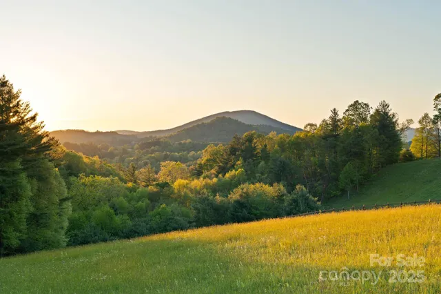 a view of an outdoor space and mountain view