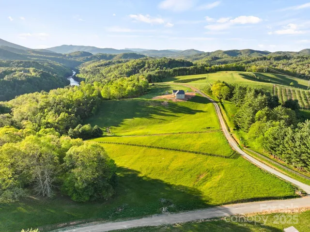 a view of a lake with a mountain