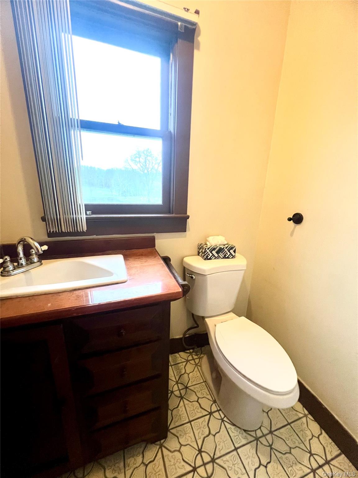 57 Hubbard Road Middletown, NY 10940 - Photo 10 of 30 a bathroom with a sink a toilet and a window