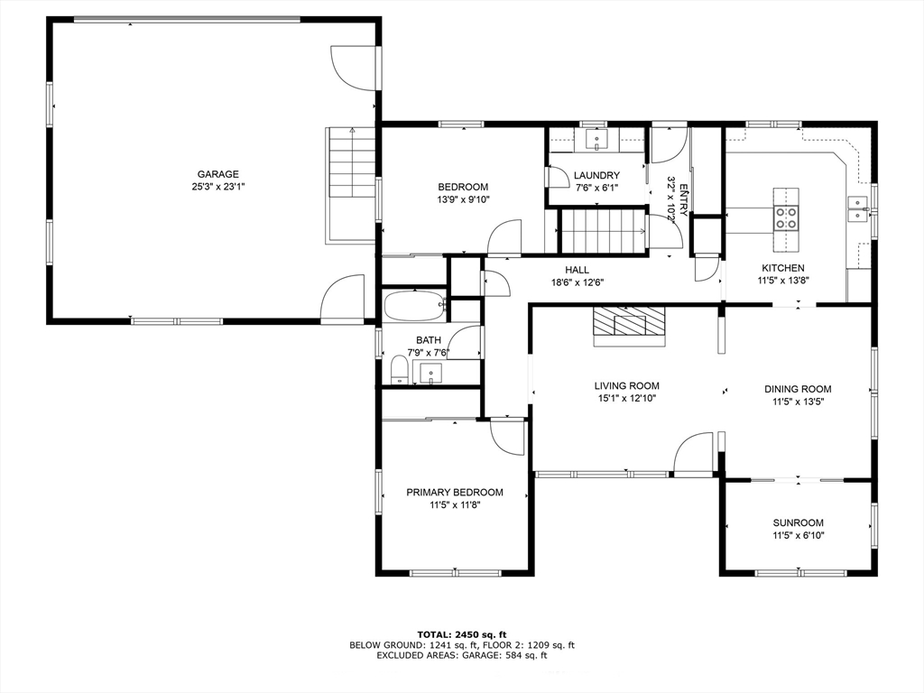 104 D Four Bridges Road Somers, CT 06071 - Photo 39 of 40 a picture of a floor plan
