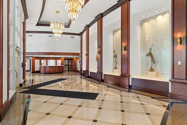 a view of an entryway with a window