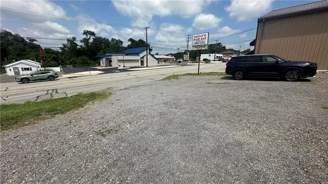 a car parked on the side of the road