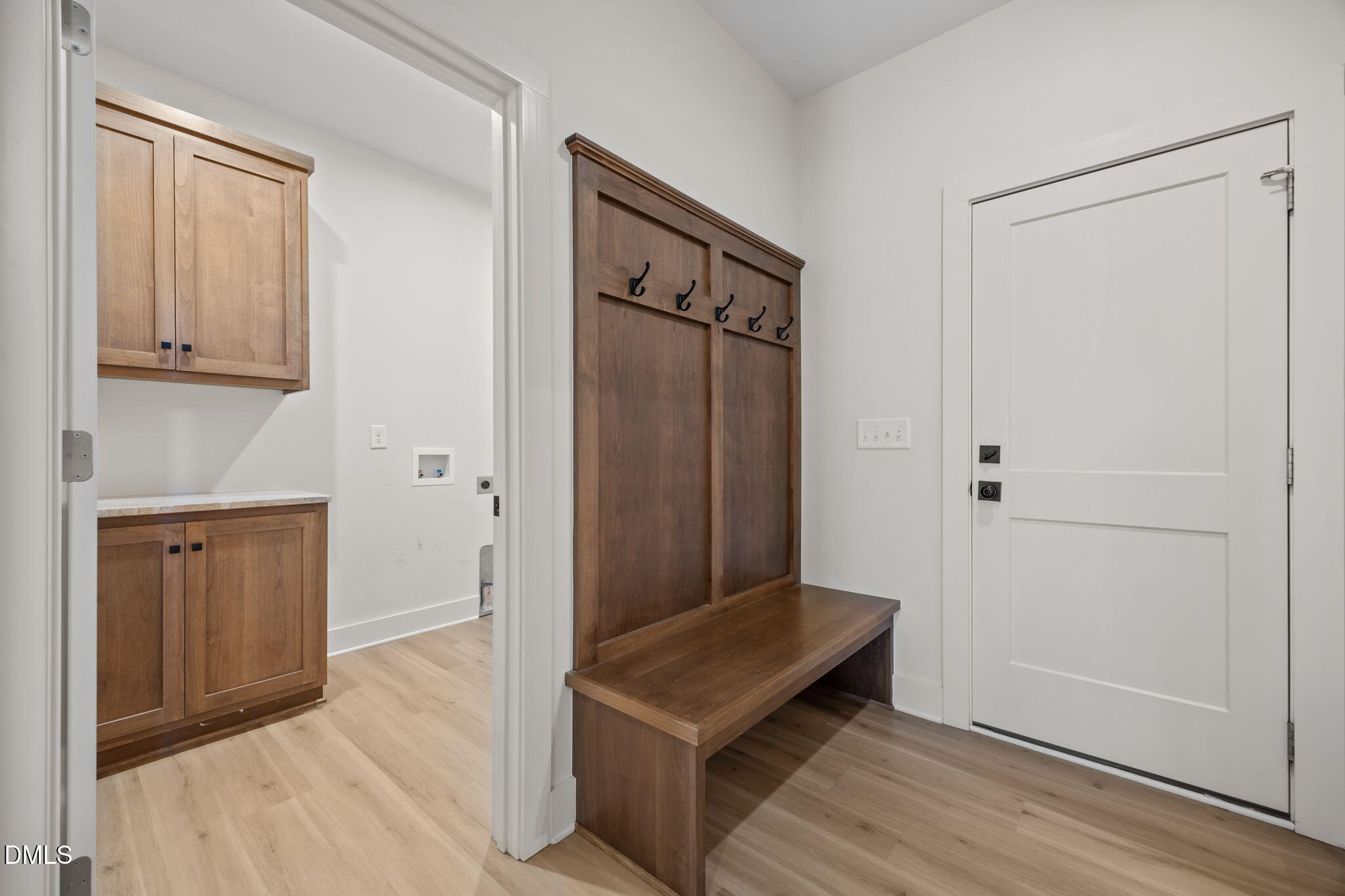6450 Moores Mill Road Rougemont, NC 27572 - Photo 29 of 66 a view of a hallway with wooden floor