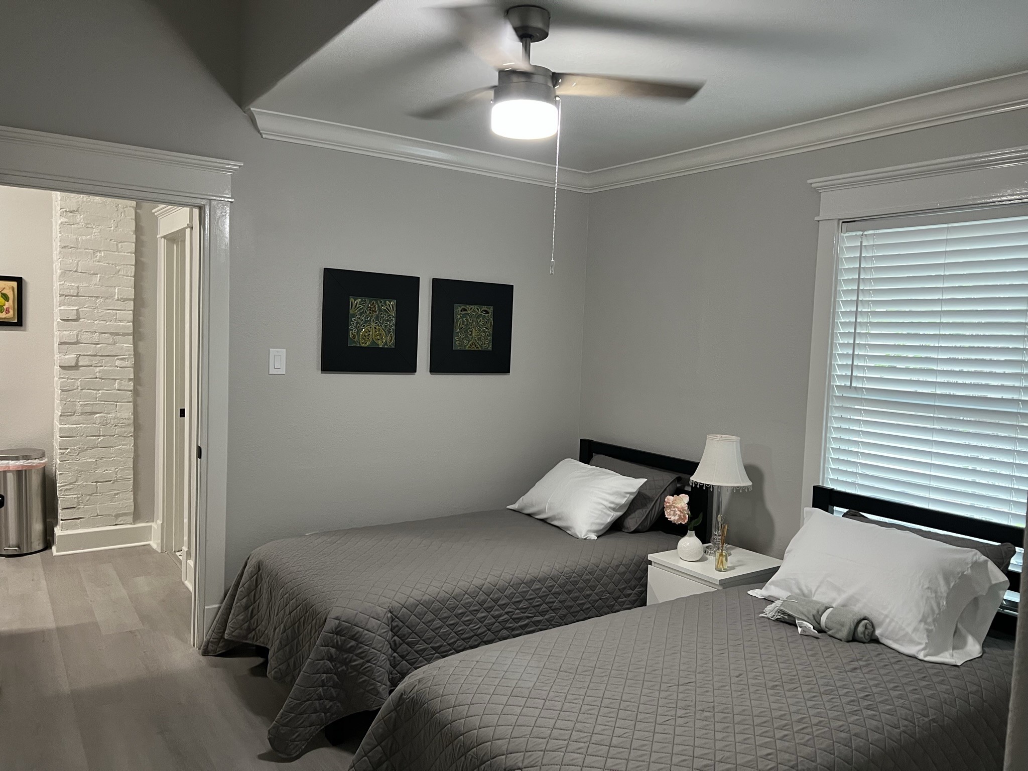 220 Redan Street, Unit A Houston, TX 77009 - Photo 21 of 22 a bedroom with bed and window