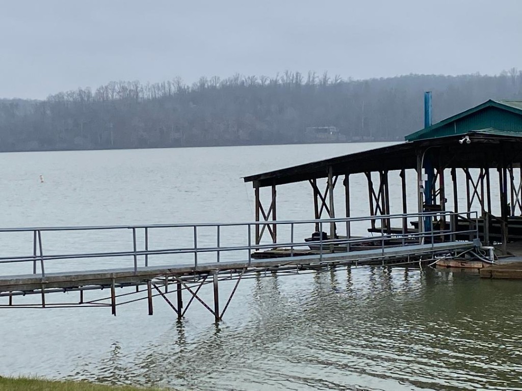 56 Ridge Top Road Stewart, TN 37175 - Photo 10 of 12 a view of swimming pool with outdoor seating and lake view