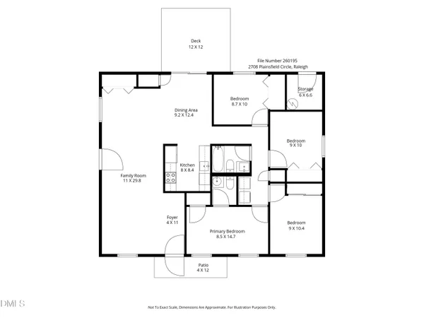 $300,000 | 2708 Plainsfield Circle, Raleigh, NC 27610