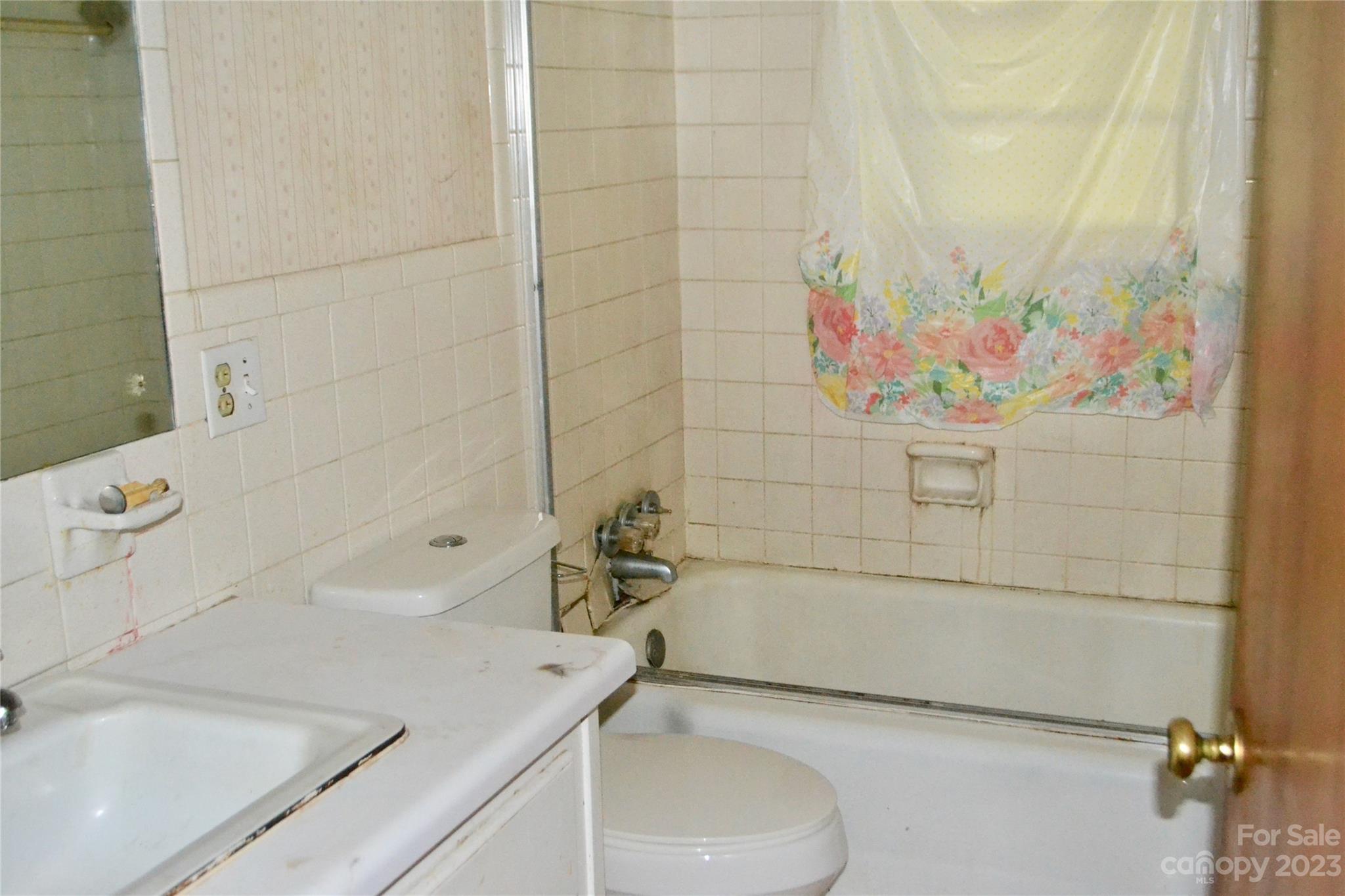 253 Green Acres Road Mooresboro, NC 28114 - Photo 13 of 20 a bathroom with a sink and a bathtub