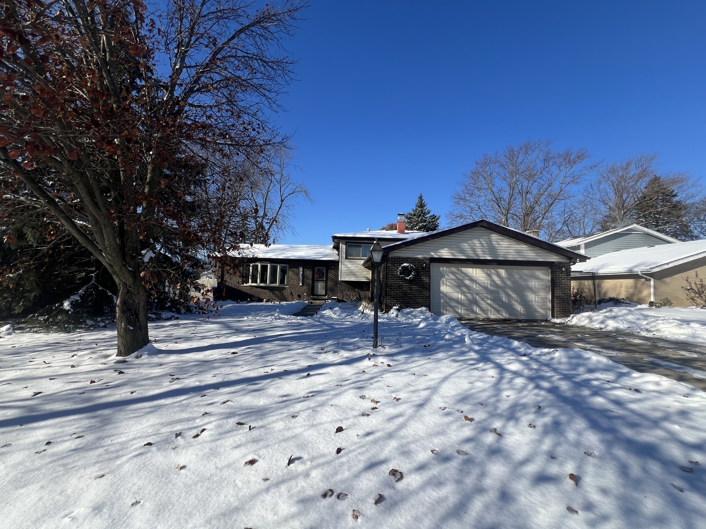620 Willow Street Frankfort, IL 60423 - Photo 26 of 32 a view of a house with a yard covered in snow