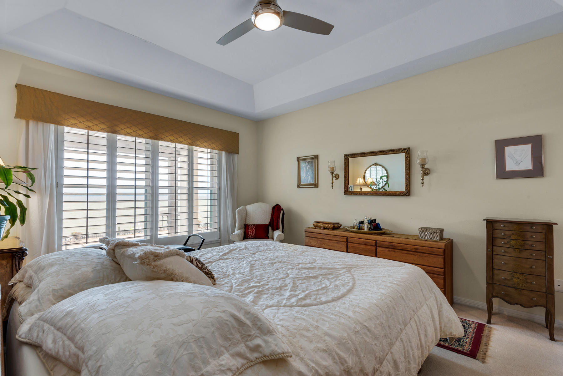 311 Country Club Road Shalimar, FL 32579 - Photo 40 of 73 a bedroom with a bed and a large window