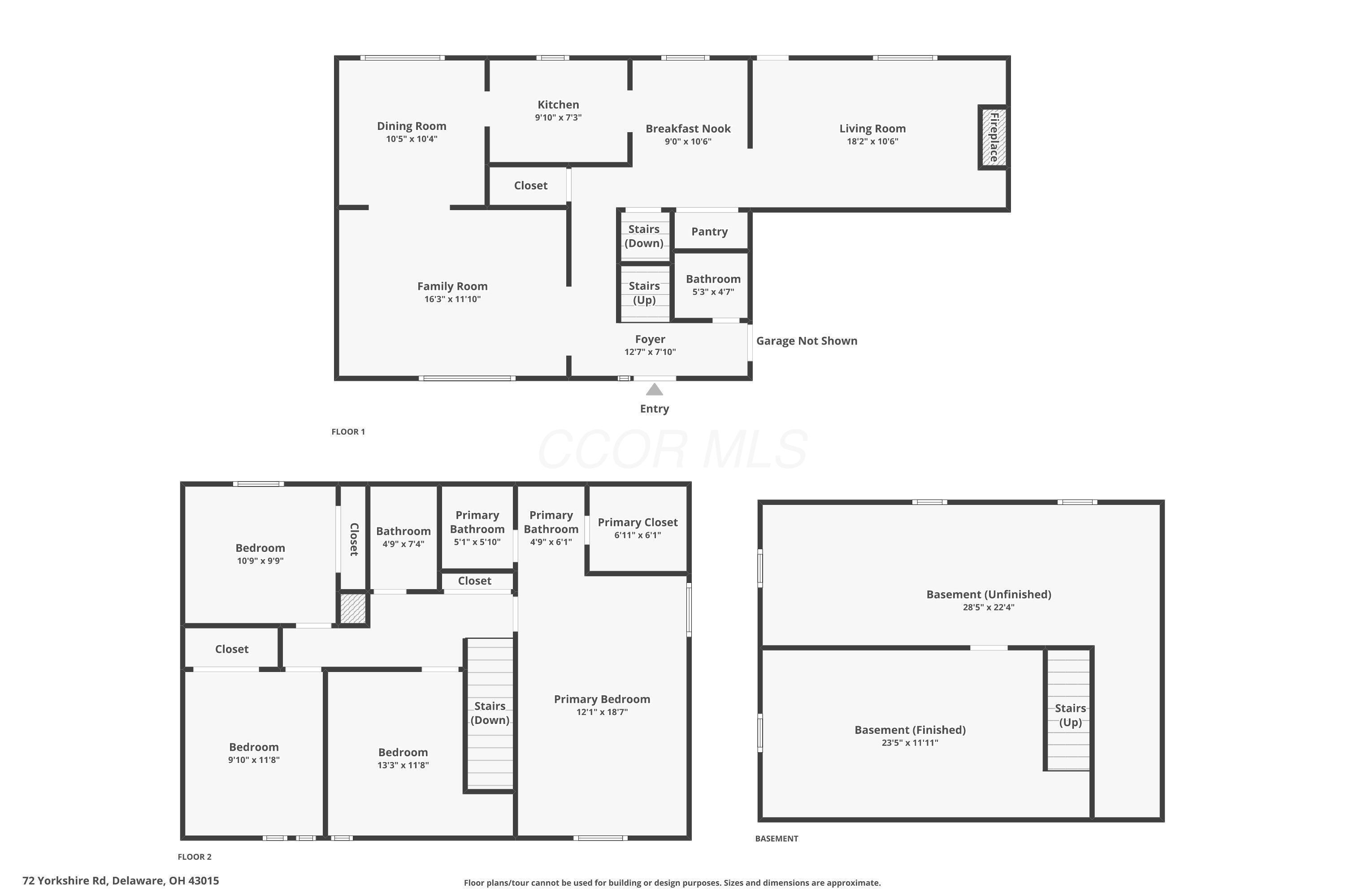 72 Yorkshire Road Delaware, OH 43015 - Photo 59 of 62 Floor Plan - All Levels