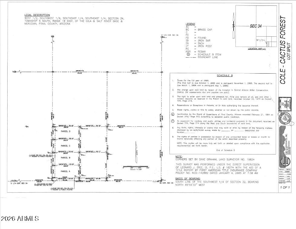 0 East Bartlett Road Florence, AZ 85132 - Photo 2 of 2 survey