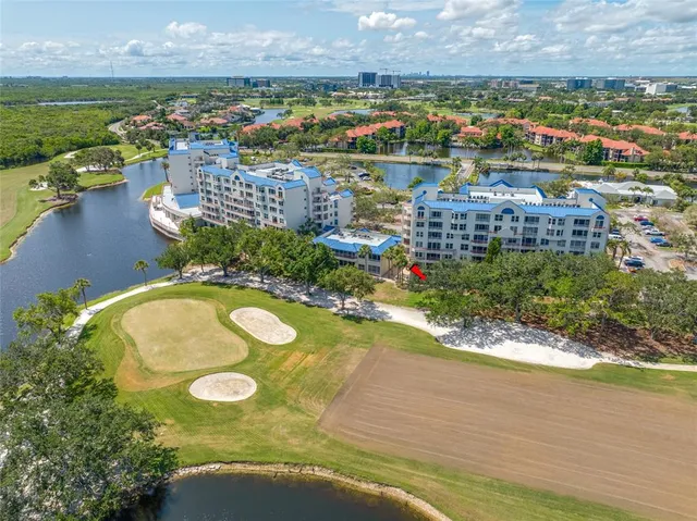 a view of a city that has tall buildings