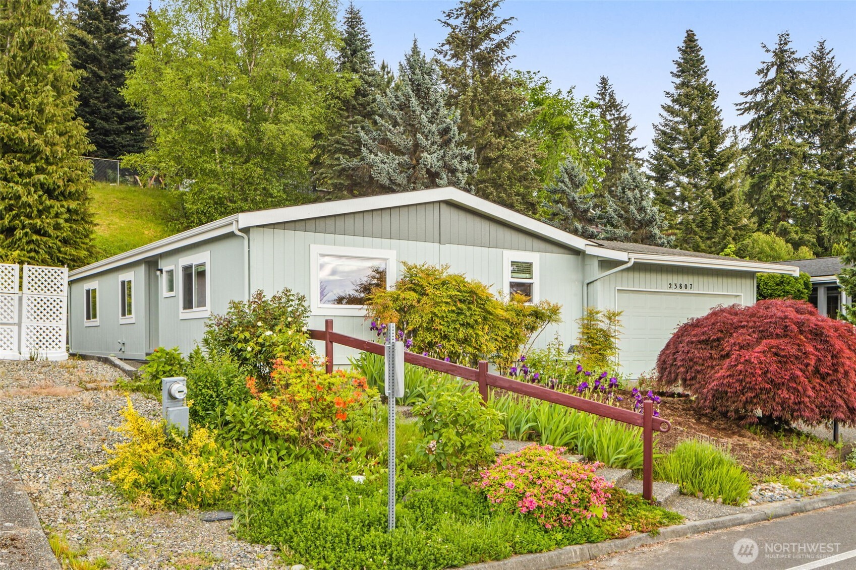 23807 7th Place West Bothell, WA 98021 - Photo 2 of 26 a backyard of a house with lots of green space