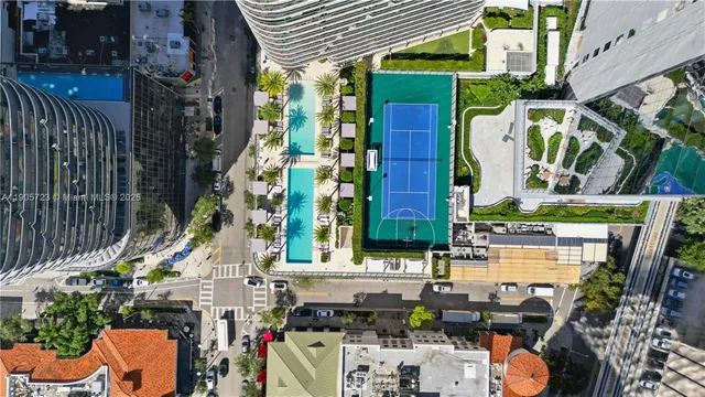 a bird view of building