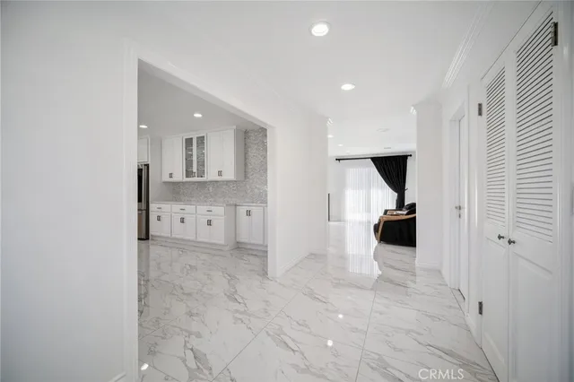 a workspace with furniture and a window