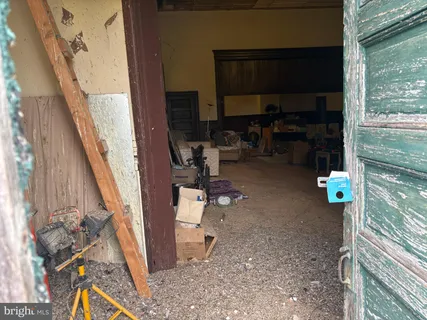 a bathroom with a window