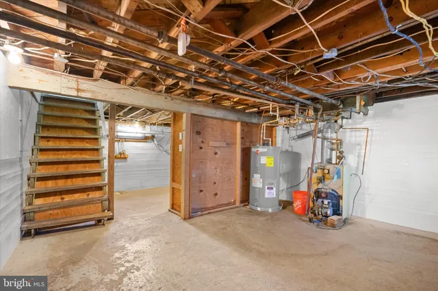 a view of storage and utility room