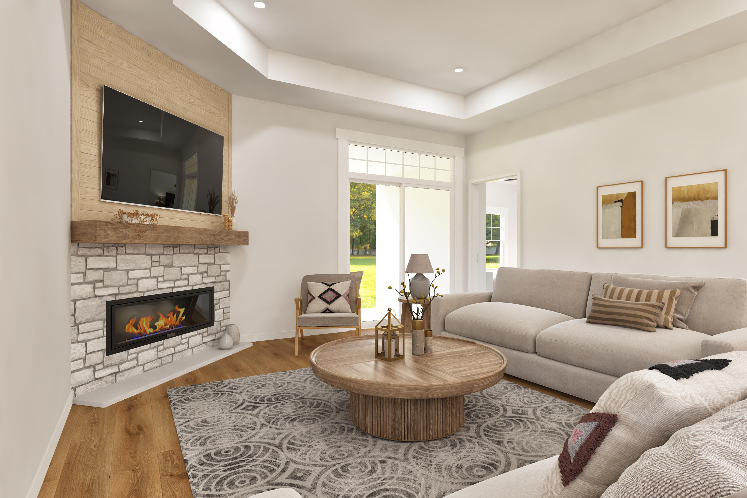 531 Pioneer Court, Unit 17 RIGHT Oconomowoc, WI 53066 - Photo 4 of 18 living room