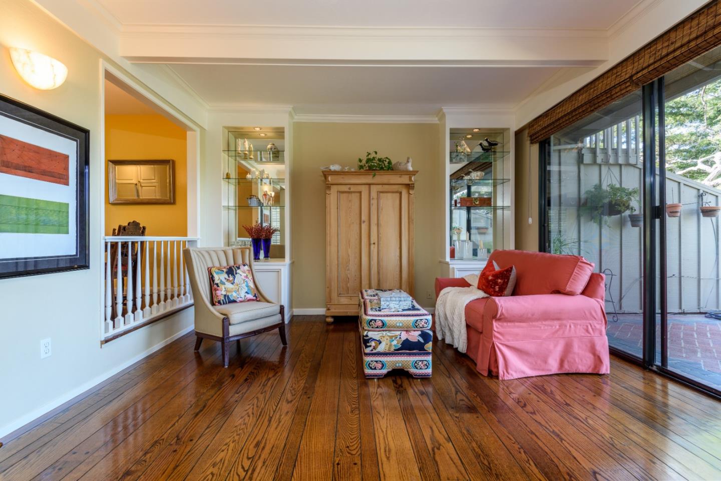 420 Sand Hill Circle Menlo Park, CA 94025 - Photo 11 of 29 a bedroom with furniture and wooden floor