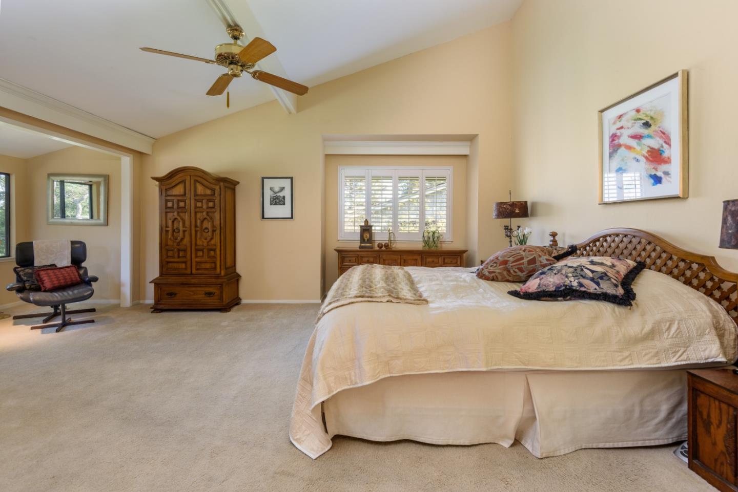 420 Sand Hill Circle Menlo Park, CA 94025 - Photo 14 of 29 a bedroom with a bed and furniture