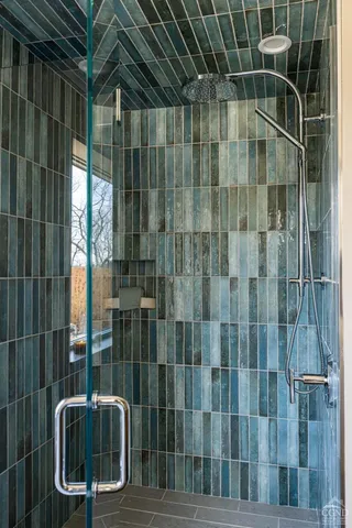 a view of bathroom with shower