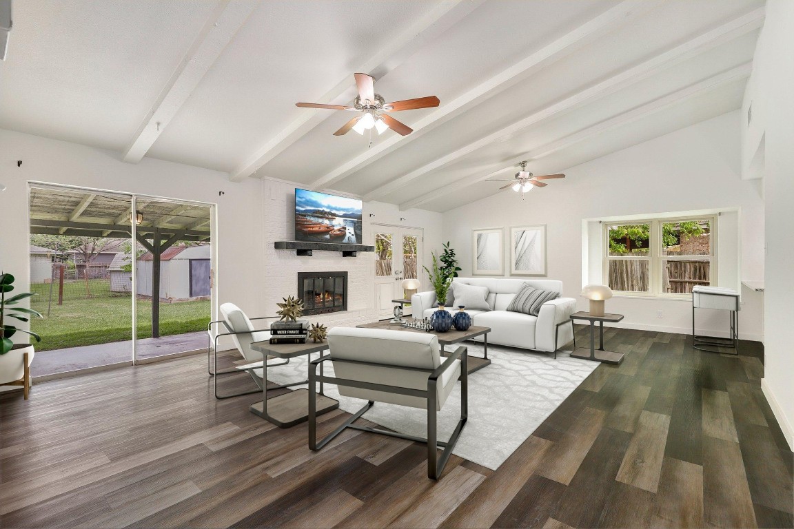 1008 Ridgeline Drive Round Rock, TX 78664 - Photo 3 of 30 a living room with furniture and a large window