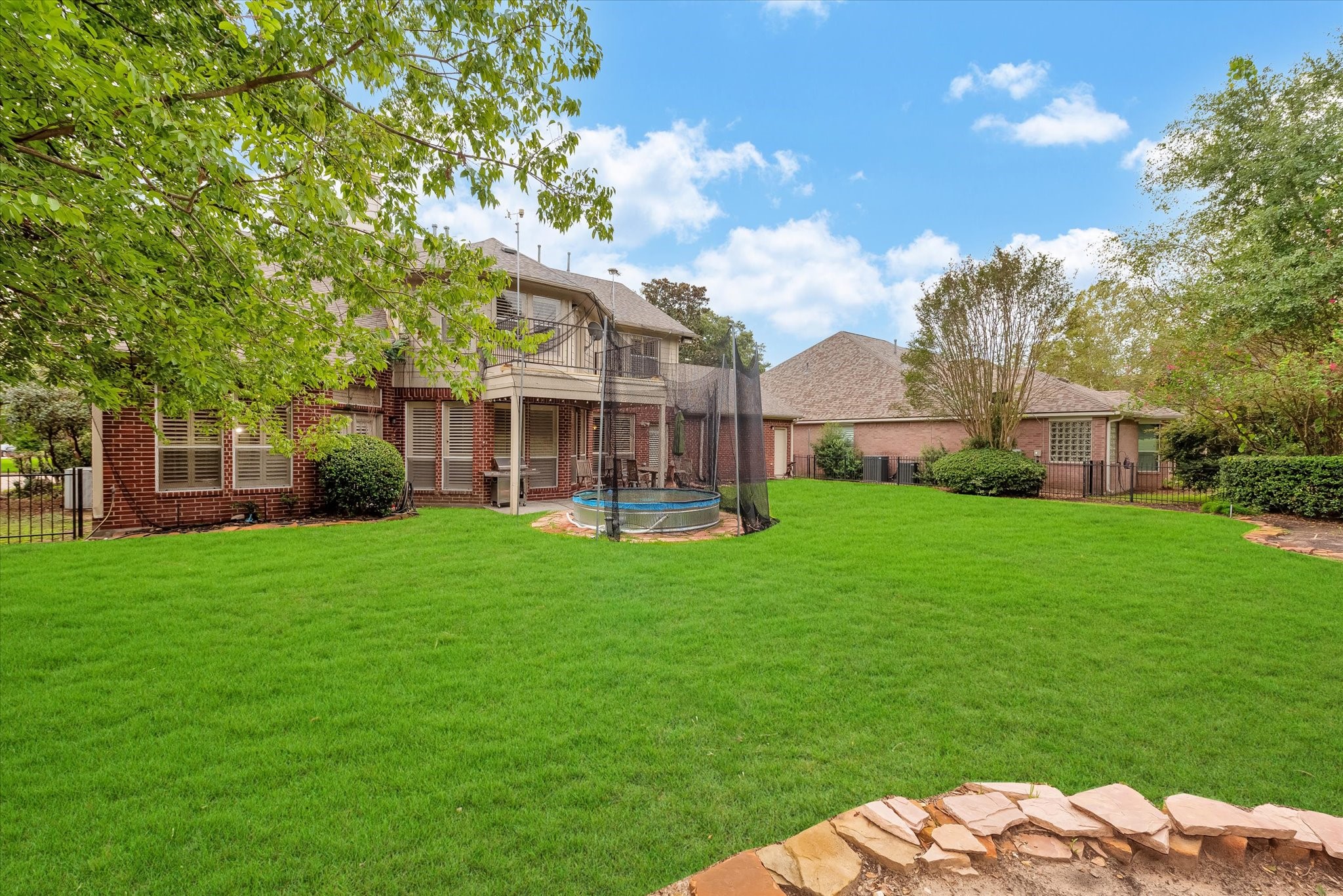 5718 Oakmoss Trail Spring, TX 77379 - Photo 45 of 50 Enjoy breathtaking golf course views from your backyard—complete privacy with no rear neighbors! (cowboy pool has been removed)