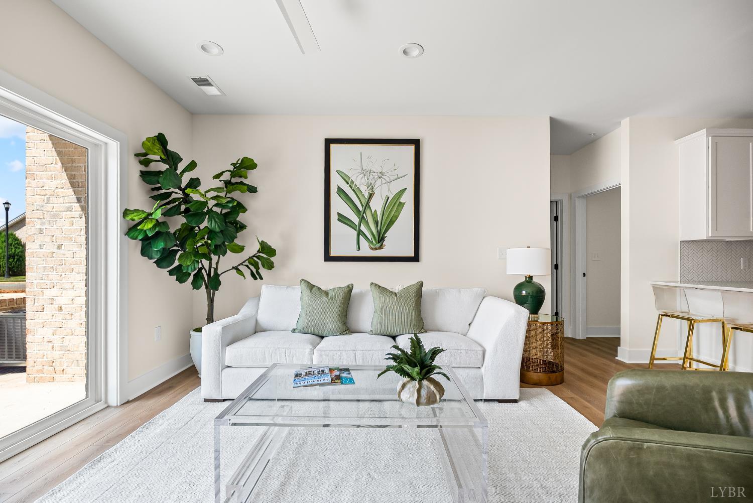 420 Capstone Drive, Unit 205 Lynchburg, VA 24502 - Photo 11 of 47 a living room with furniture and a potted plant
