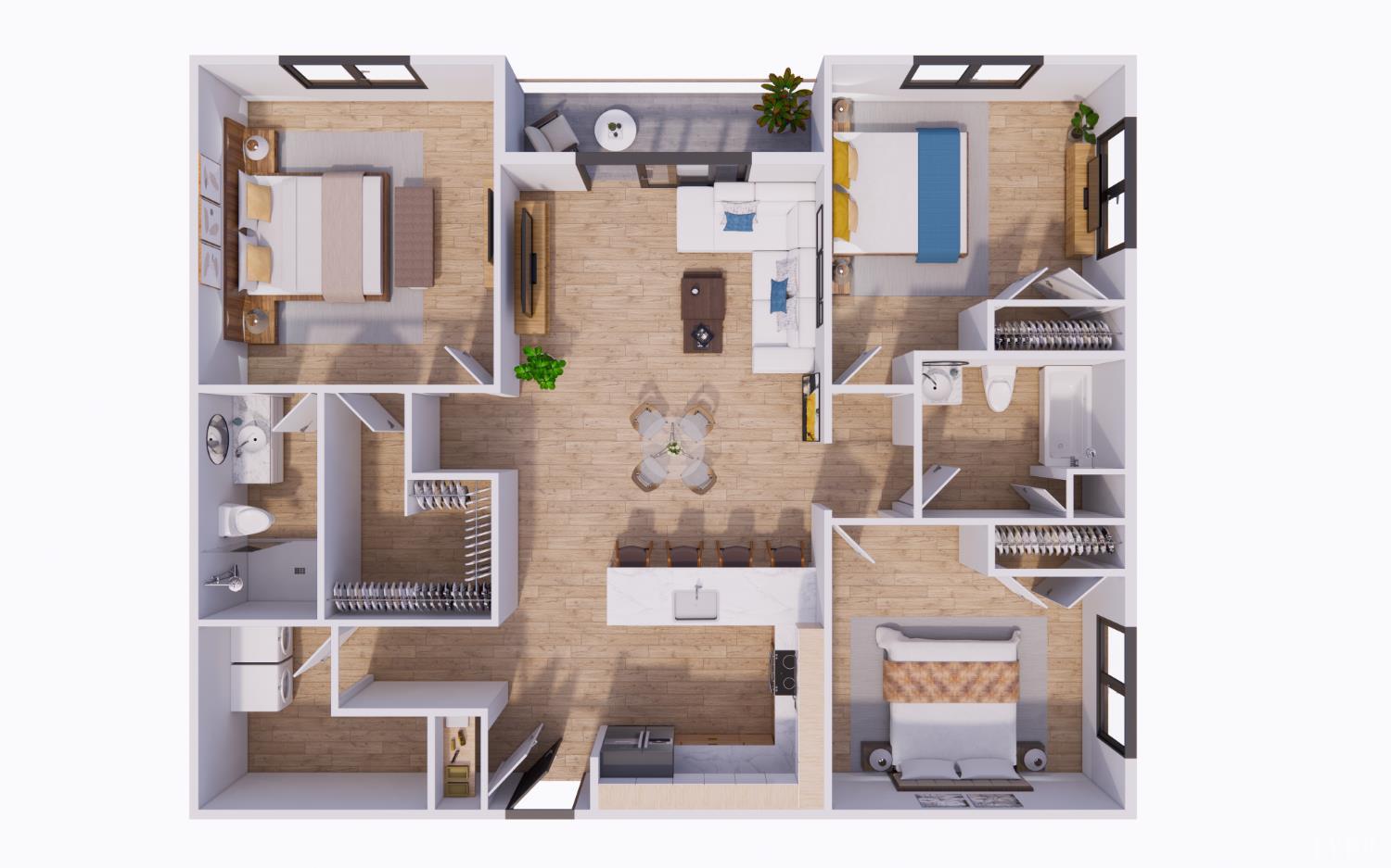 420 Capstone Drive, Unit 205 Lynchburg, VA 24502 - Photo 33 of 47 a picture of a bathroom with a bench and shower