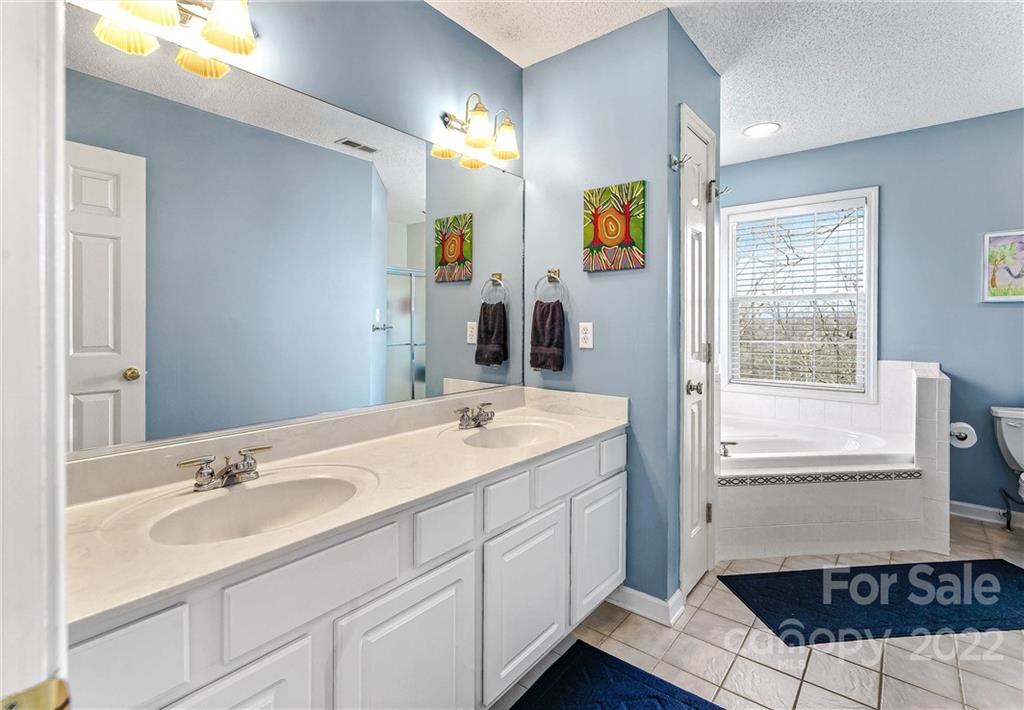 505 Kings Ridge Asheville, NC 28804 - Photo 27 of 38 a bathroom with a sink and a mirror