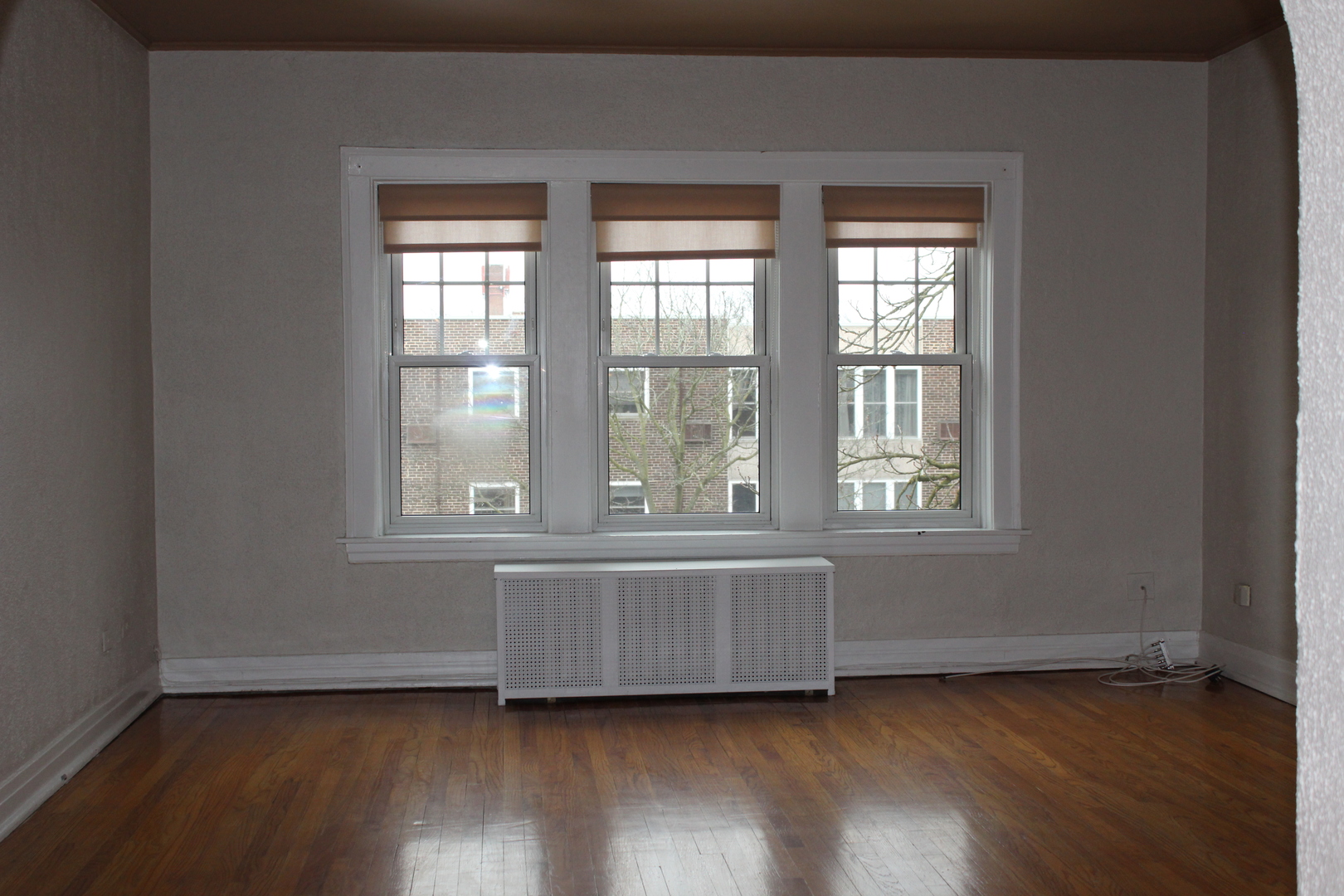 2 South Lincoln Avenue, Unit 3A Park Ridge, IL 60068 - Photo 4 of 26 an empty room with wooden floor and windows