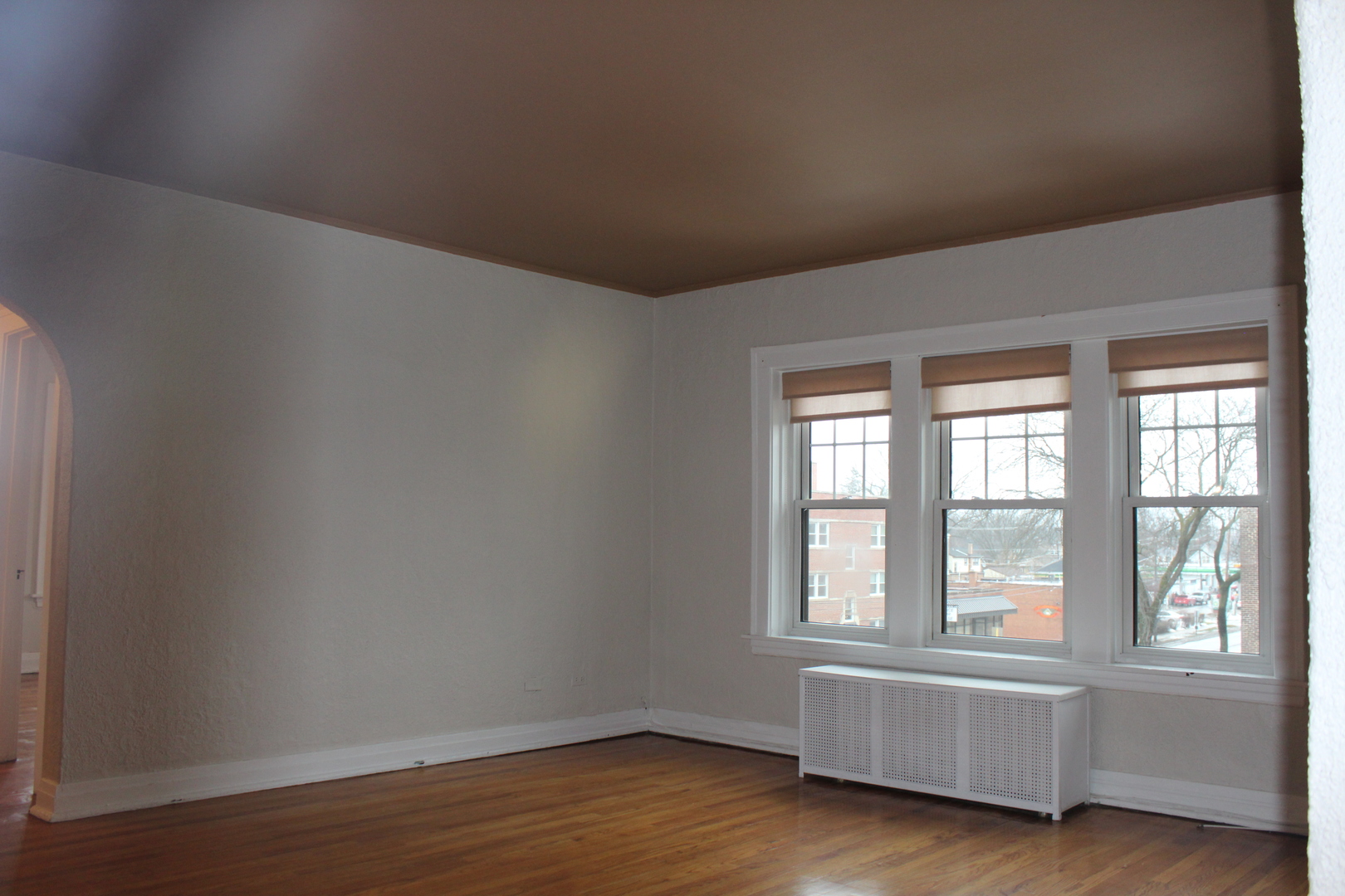 2 South Lincoln Avenue, Unit 3A Park Ridge, IL 60068 - Photo 7 of 26 an empty room with wooden floor and windows