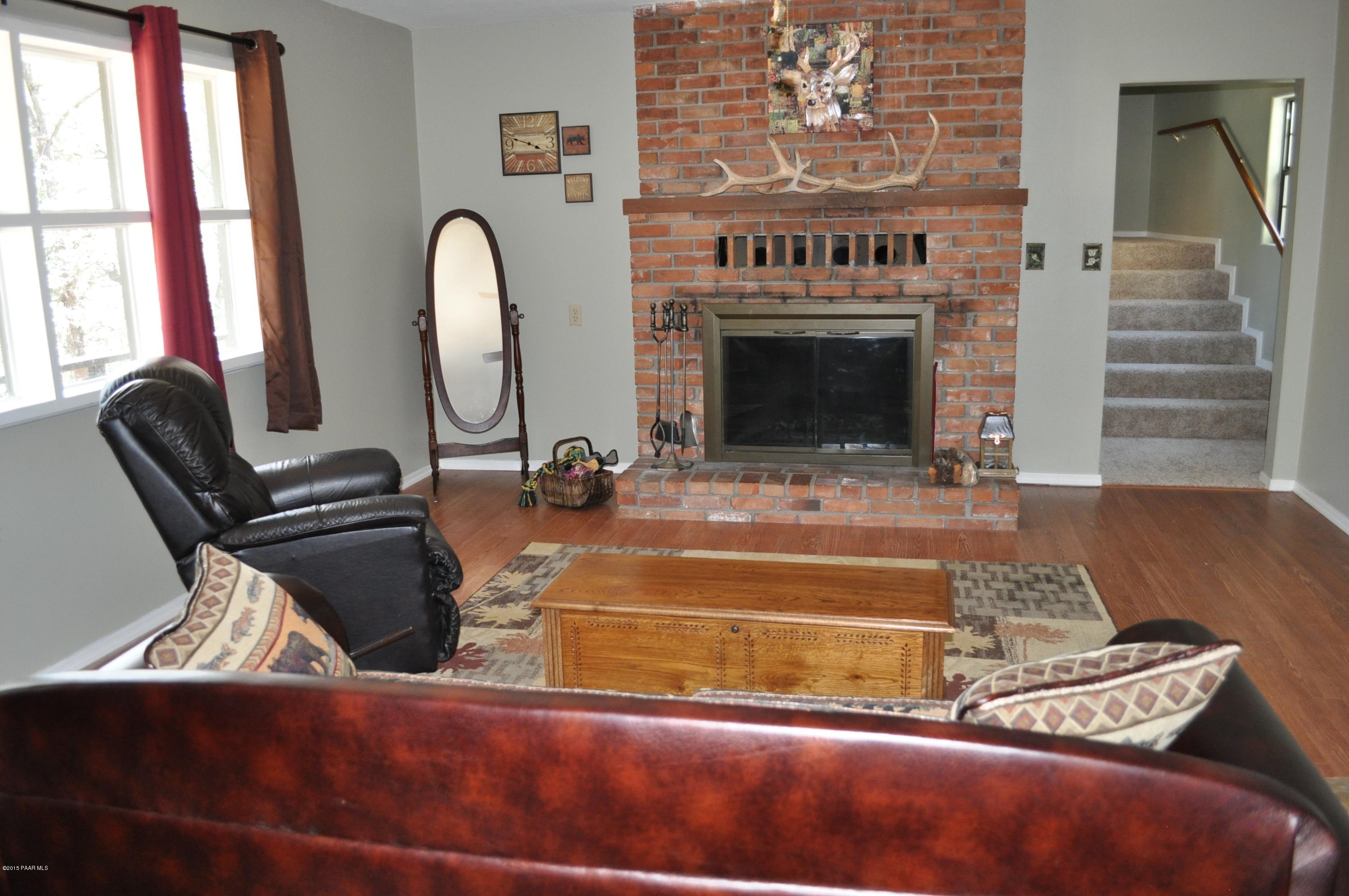 1420 West Quartz Road Prescott, AZ 86303 - Photo 8 of 21 Brick fireplace